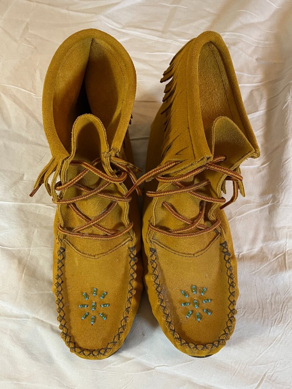 Mustard Yellow Moccasins